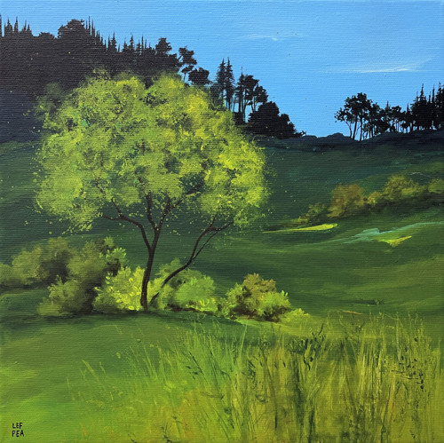 Cestou k lesu - 30x30cm — foto 1