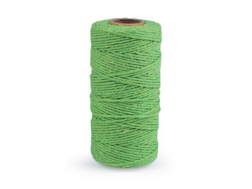 Bavlněná příze macrame - zelená