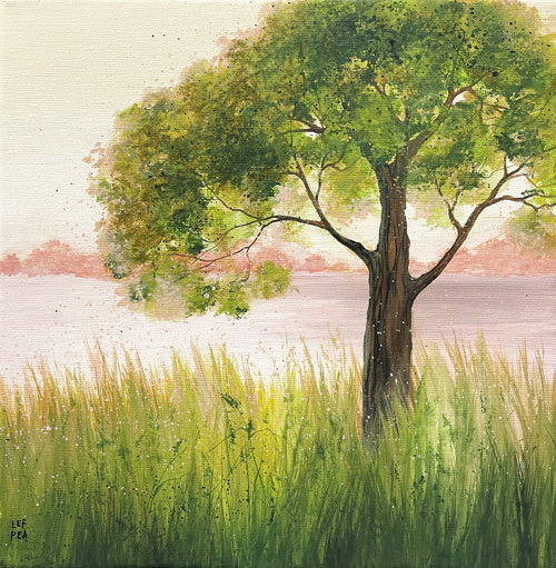 Klidné místo - 30x30cm — foto 1