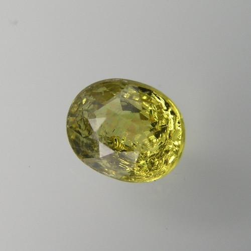 Broušený žlutý Grosulár, 0,65 ct., 5,3x4,4x3,1mm