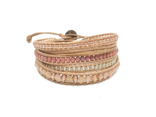 Náramek „Golden Pink Sunset“