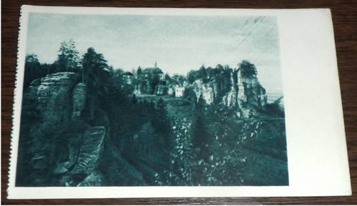 ČB čistá POHLEDNICE • Valdštýn, 1923