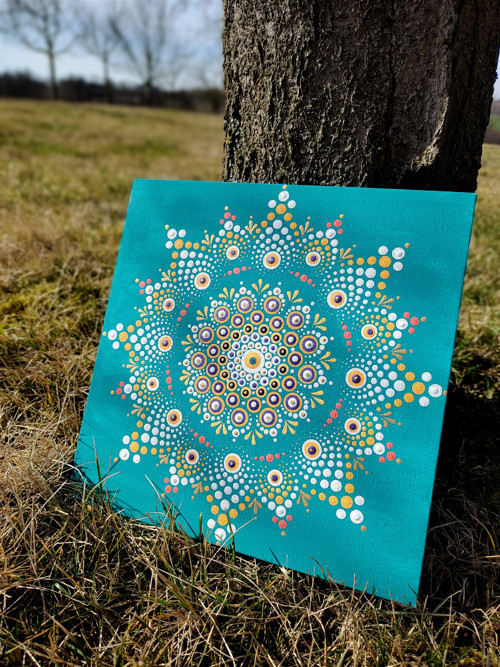 Tyrkysové čoro moro... Mandala