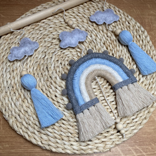 Macrame závěsná dekorace pro děti — foto 1