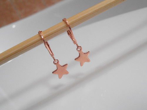 Náušnice *Hvězdičky* (Nerezová ocel - Rose gold)