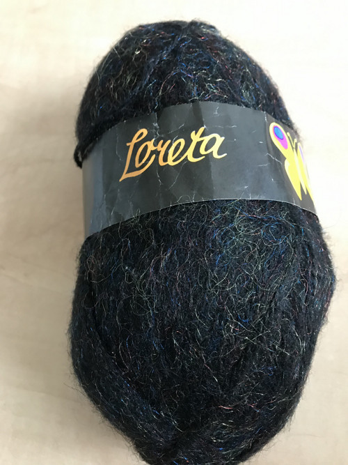 Příze Loreta černá — foto 1