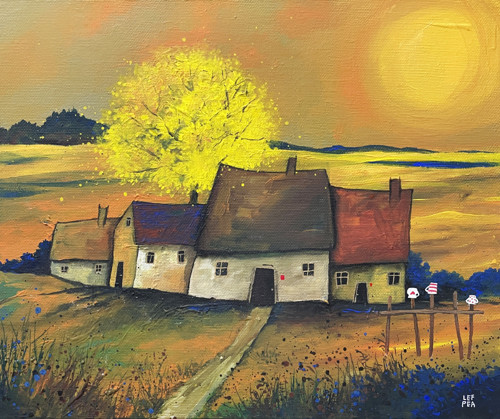 Vesnička česká - 30x25cm — foto 1
