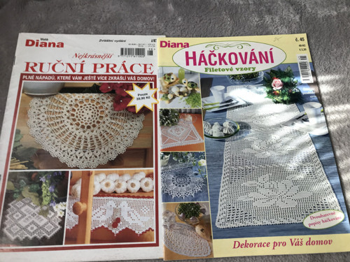 Malá Diana - háčkování deček 2ks — foto 1