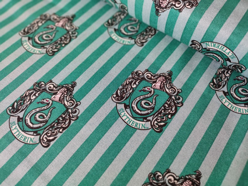 Bavlnená látka Harry Potter -Slytherin