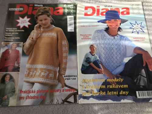 Malá Diana - pletení 2ks — foto 1