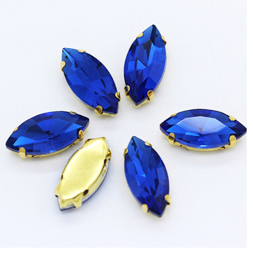 Naveta barva - sapphire - 9x18mm — foto 1