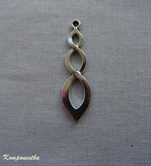 Kovový přívěsek 37x11mm 1kus