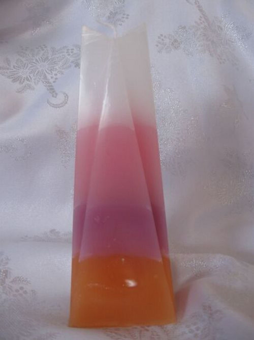 Triangl oranžovofialkový
