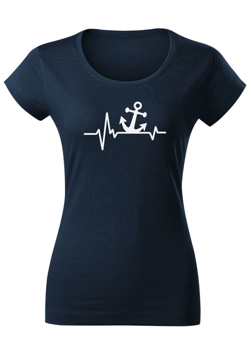 Dámské tričko "Anchor Heartbeat"