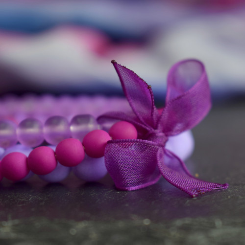 Sada Violet... 3 v 1 náramky... — foto 1