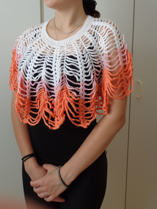 MESH TOP / pelerínka — foto 1