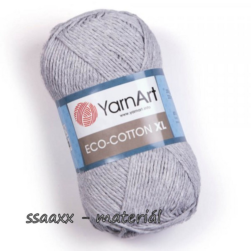 Eco Cotton XL ~ 200g ~ světle šedá 763