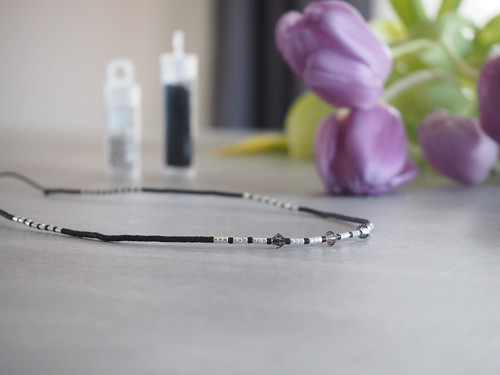 Miyuki náhrdelník "Basic Silver"