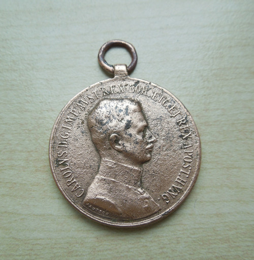 Bronzová medaile za statečnost , 1917 - 1918