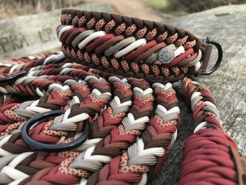 Paracord obojek s nastavitelným řemínkem