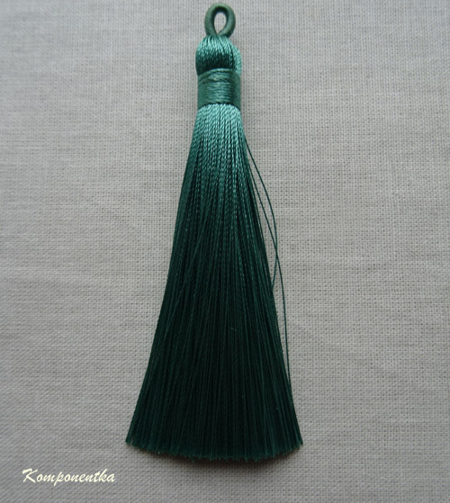 Krásný střapec tyrkysový 8-9cm 1kus