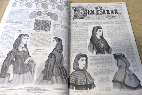 Bazar, módní časopis, svázaný ročník 1865