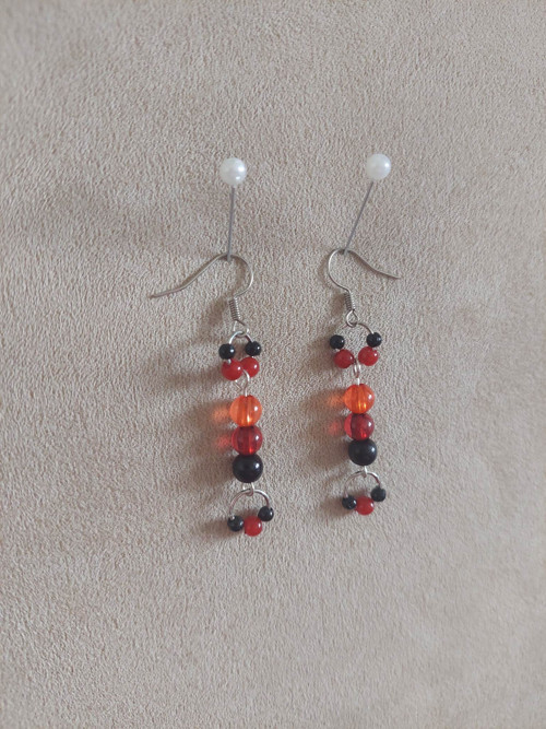 Black & Red Beads II