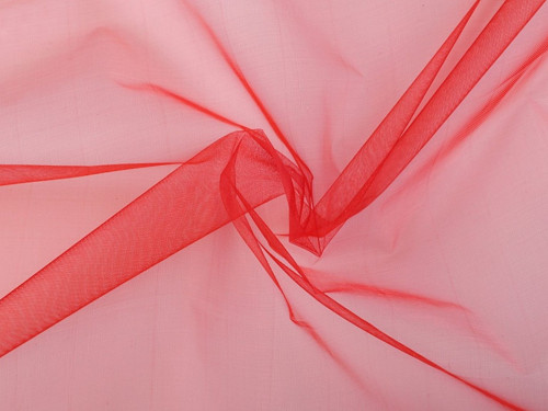 Organza šíře 150 cm (50cm) - červená