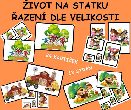 ŽIVOT NA STATKU - Řazení dle velikostí