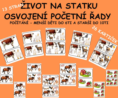 ŽIVOT NA STATKU - Osvojení početní řady