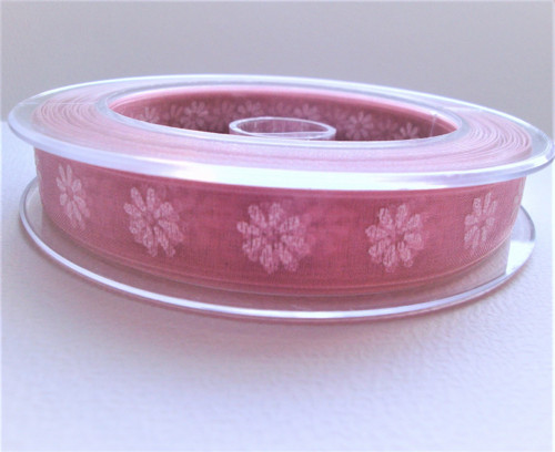 Stuha organza šíře 15 mm (1m)