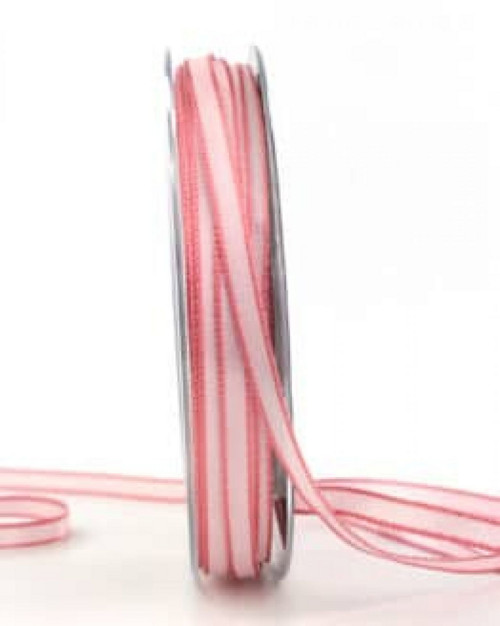Saténová stuha šíře 3 mm (2m) - růžová