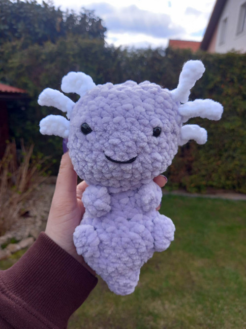 Háčkovaný Axolotl