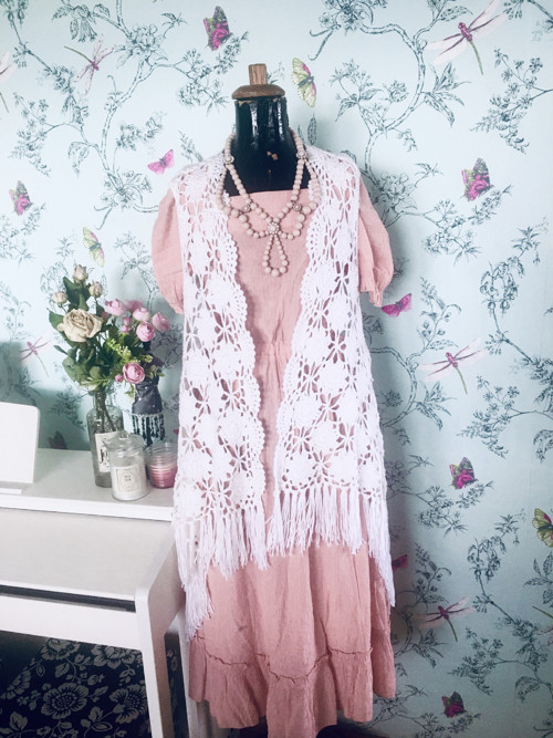 Vesta boho háčkovaná — foto 1