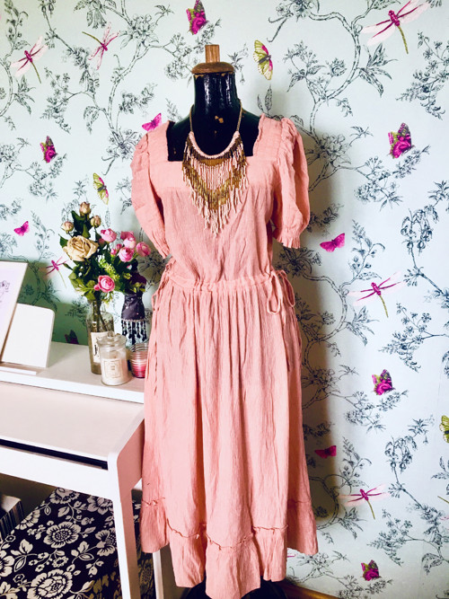 Šaty boho powder pink — foto 1