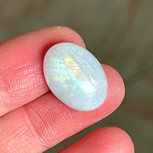 Měsíční kámen kabošon ovál / 18x13mm MK001 č.5