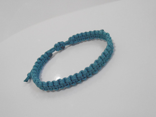 *Tyrkysový náramek - macramé (Unisex)*