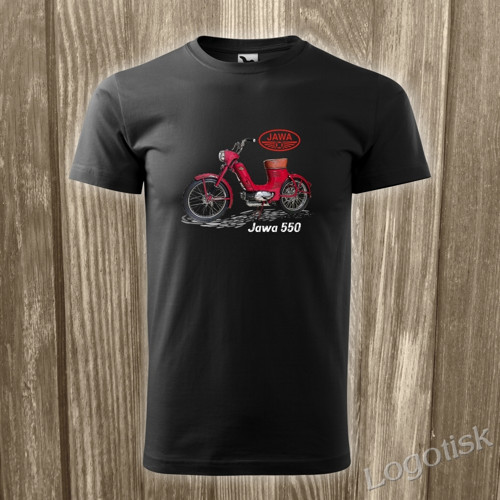 Pánské tričko retro Jawa 550 Pařízek