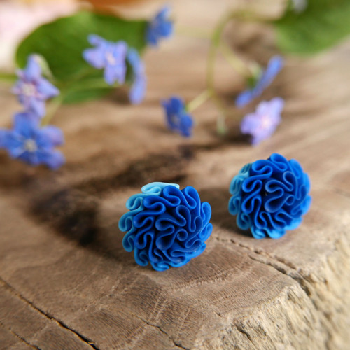 Náušnice blue — foto 1