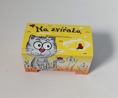 Pokladnička-kasička kočka a myš