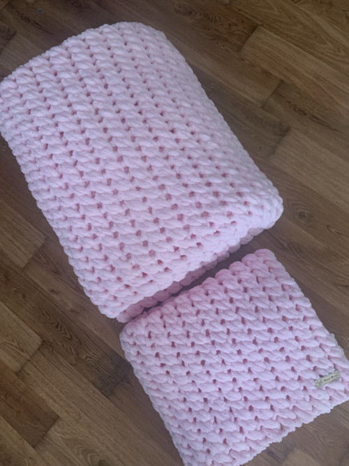 Deka Puffy 140x175 cm jemná růžová