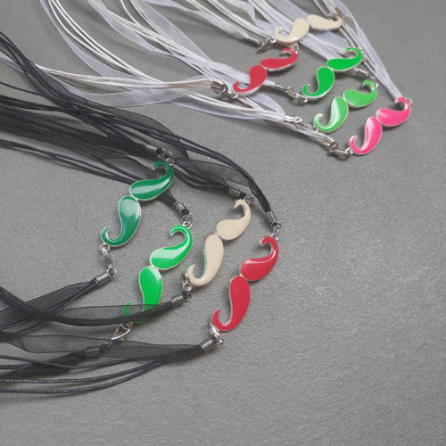 Mustache Necklace