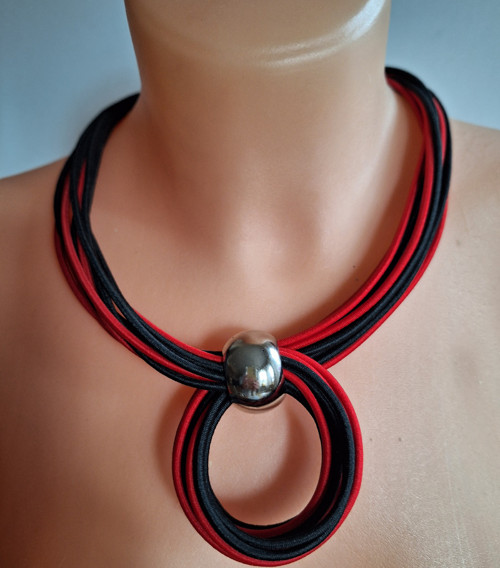 Černo červený set