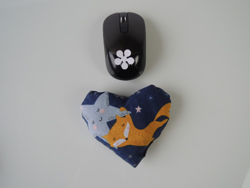 PC-myši polštářek s poh.slupk.,ovsem a levandulí