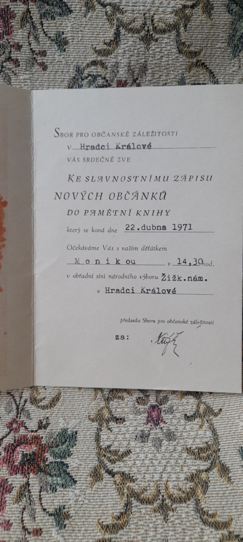 Zápis nových občánků