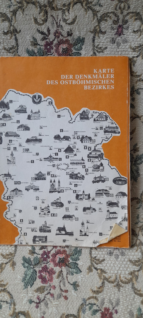 Mapa památek východočeského kraje
