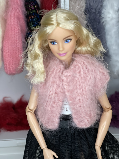 Vesta pro BARBIE pudrová