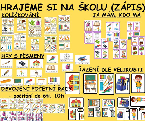 ZÁPIS DO ZŠ (Hrajeme si na škol) - Hry