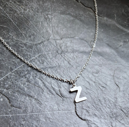 Ocelový náhrdelník*písmeno ,,Z,,