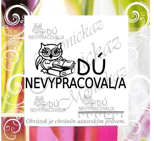 Nevypracoval/a DÚ sova 1062. Razítko.
